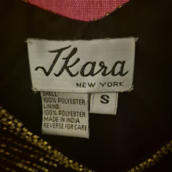 J Kara Black with Gold embellishment in gold Top - Picture 4 of 13